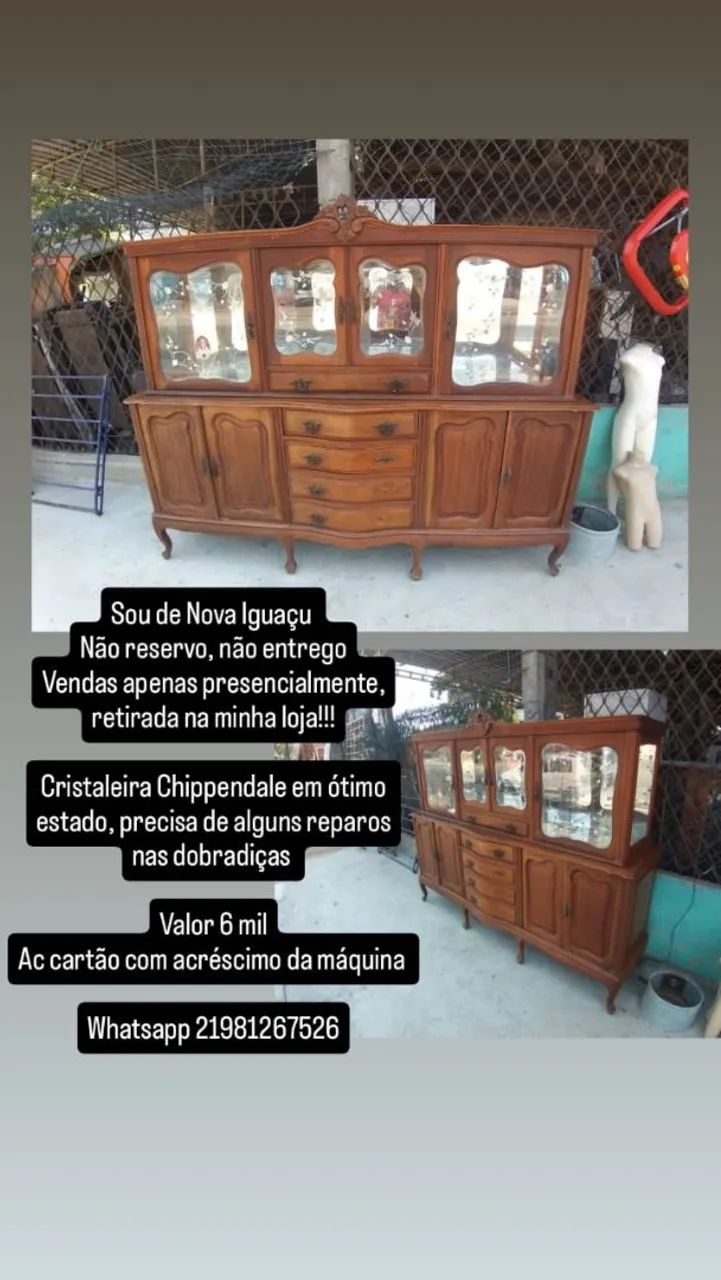 CRISTALEIRA CHIPPENDALE  - Foto 2