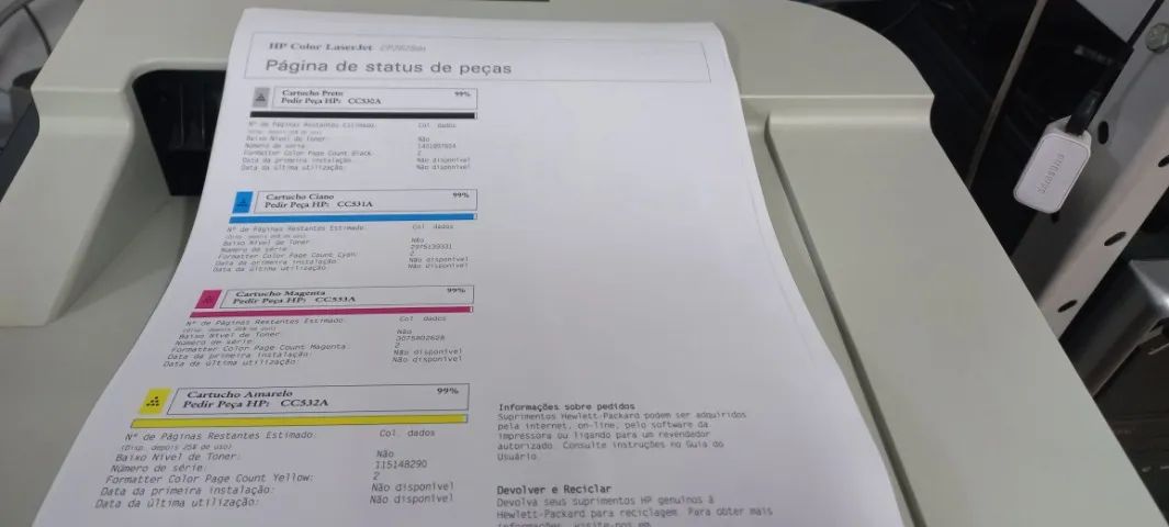 oferta impressora laser color hp 2025 - Foto 3