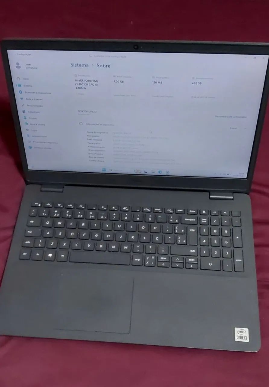 Vendo notebook Dell I15 e cooler portátil, pouco tempo de uso e conservado. - Foto 2