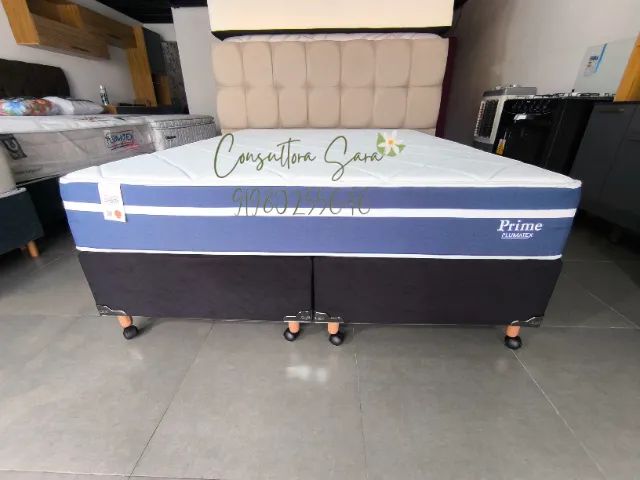 CAMA BOX QUEEN MOLAS ENSACADAS EM PROMOÇÃO 