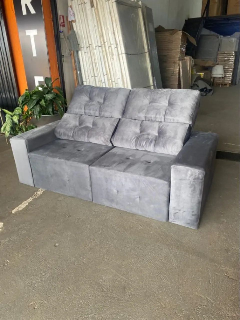 Sofá Diamante Retrátil e Reclinavel 2 M - PROMOÇÃO PRONTA ENTREGA!