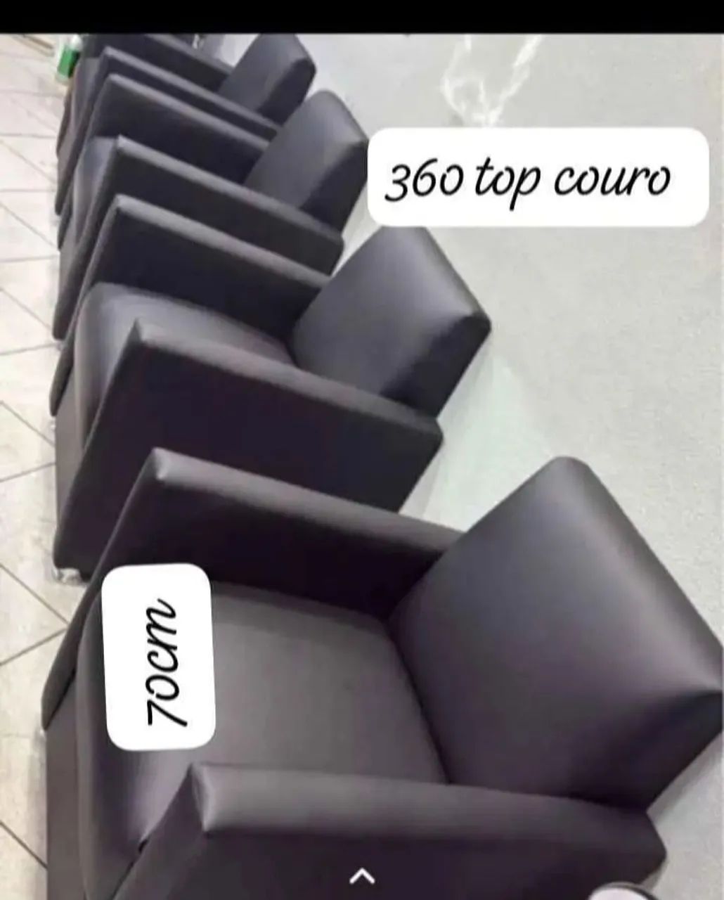 Poltronas  em top couro  RS  390 +30 entrega contato (98)9  *) - Foto 2