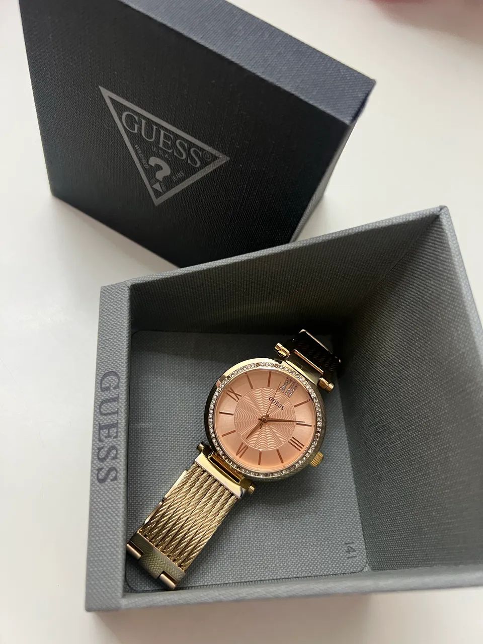 Relógio Guess Feminino Rosé Original - Foto 2