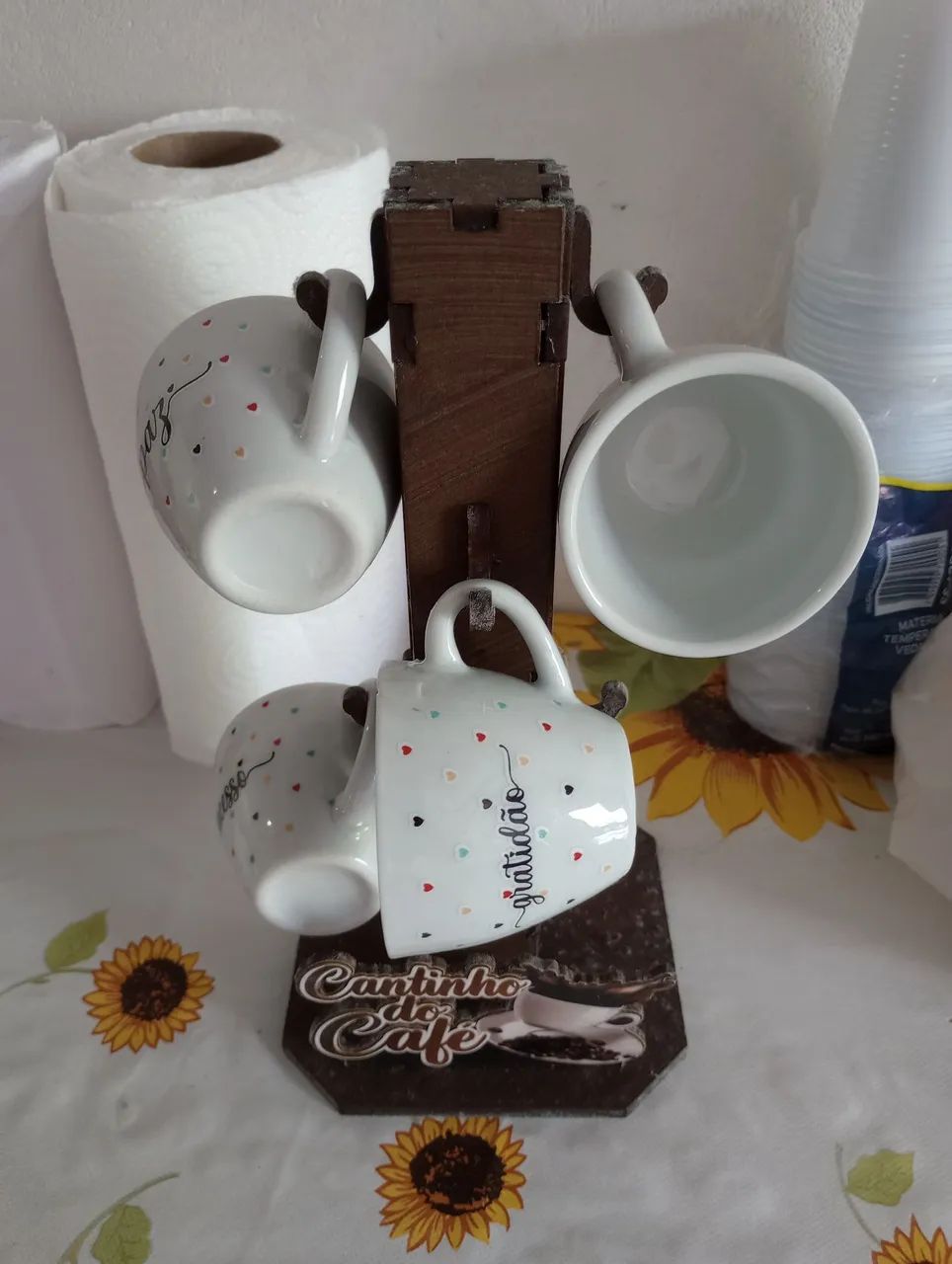Suporte com xicaras