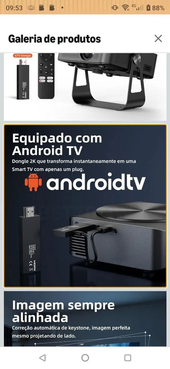 Fire Stick Google Assistente Android com comando de voz  - Foto 2