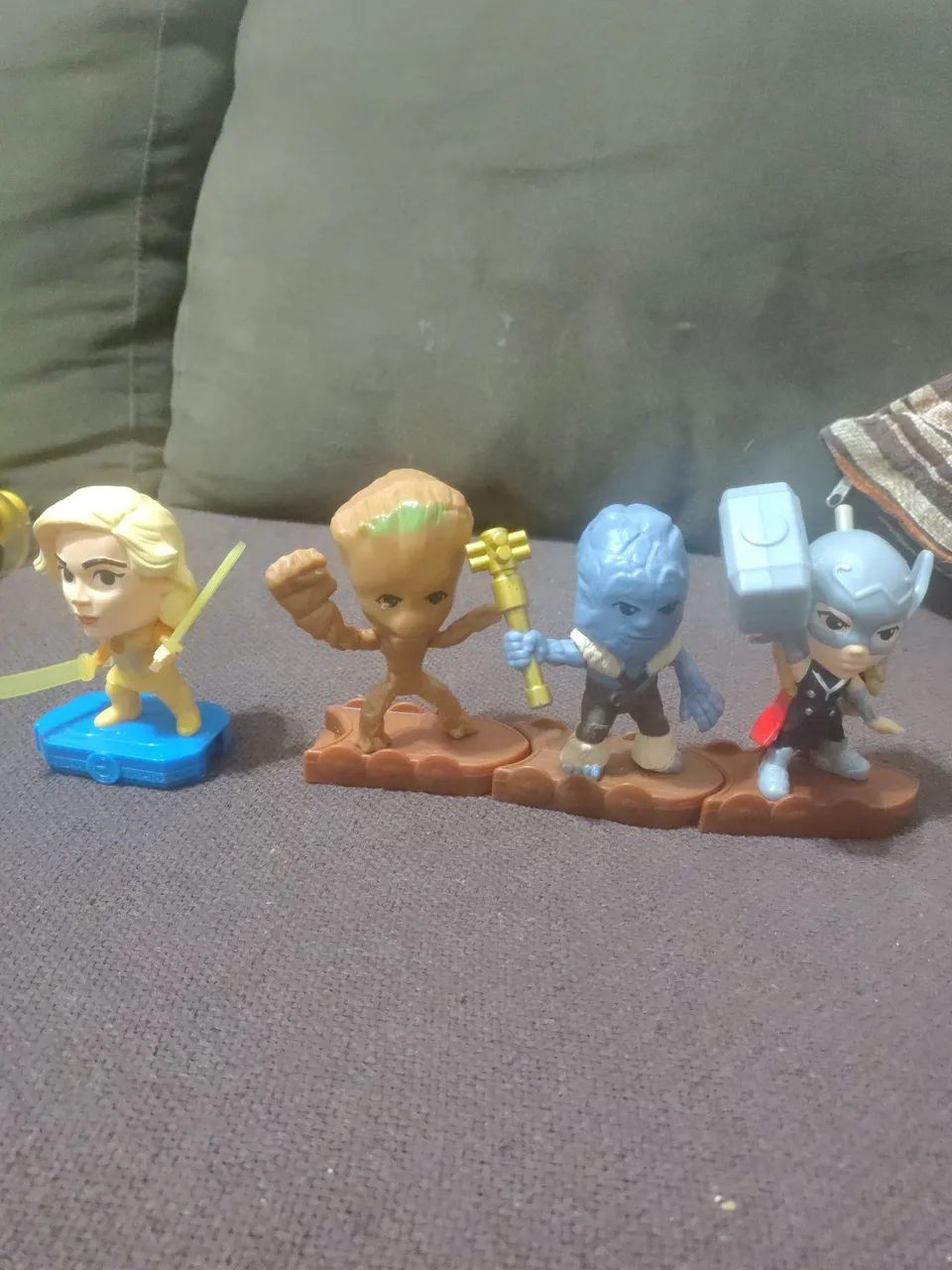 Bonecos da Marvel MC Donald's 