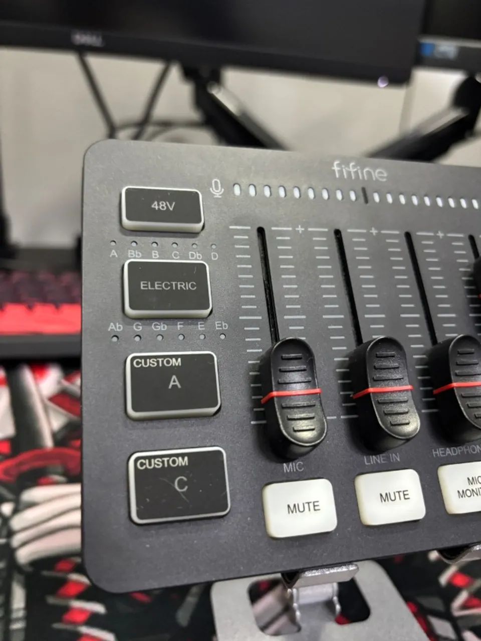 fifine sc3 interface de audio mixer - Foto 4