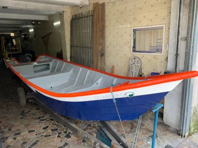 Barco Fibra Borda Alta quebra ondas 6,50 metros 21 pés - Foto 2