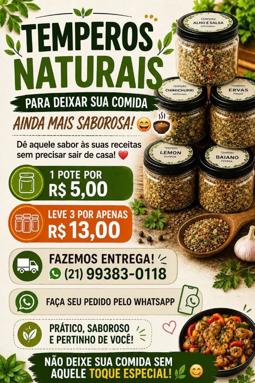 Temperos Naturais  - Foto 3