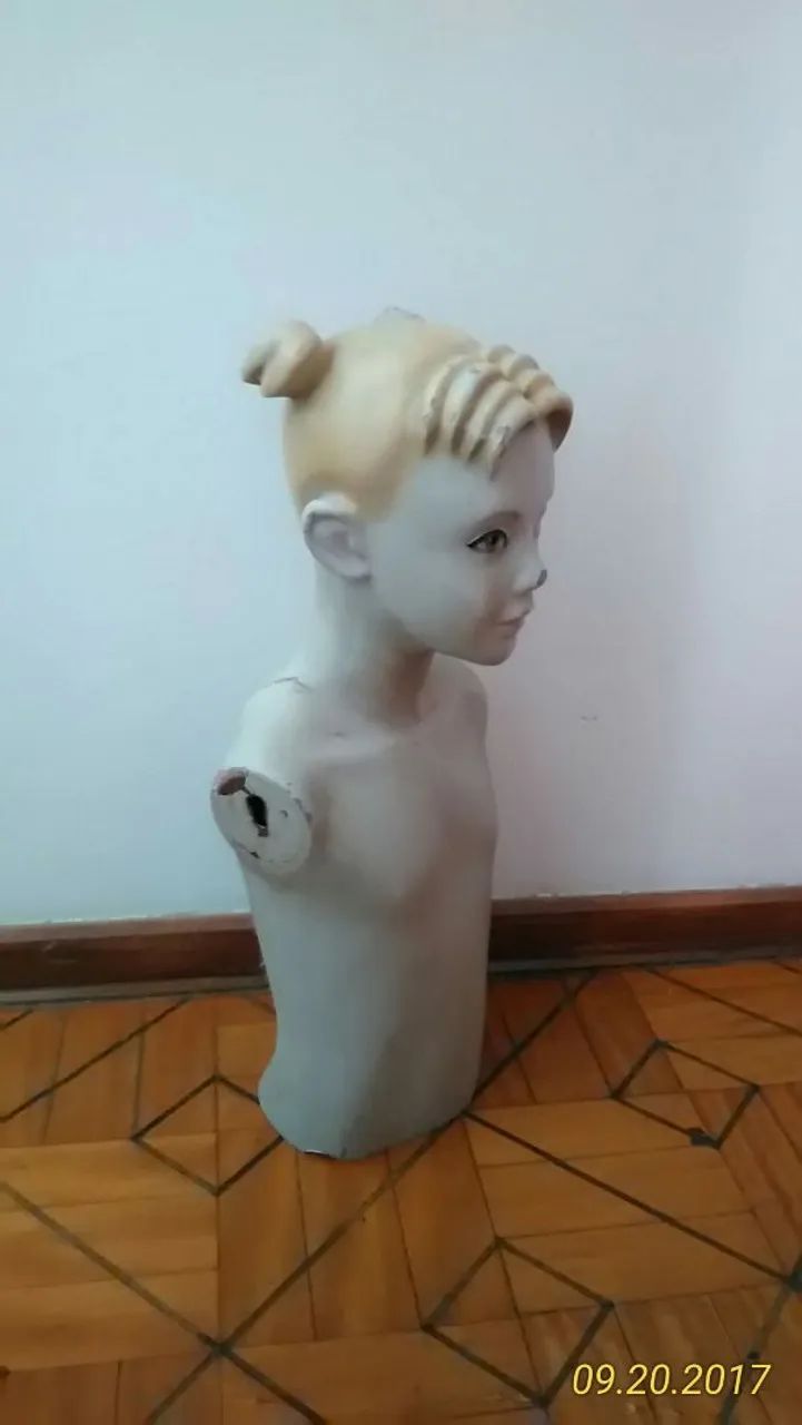BUSTO INFANTIL DE MANEQUIM ANTIGO - Foto 3