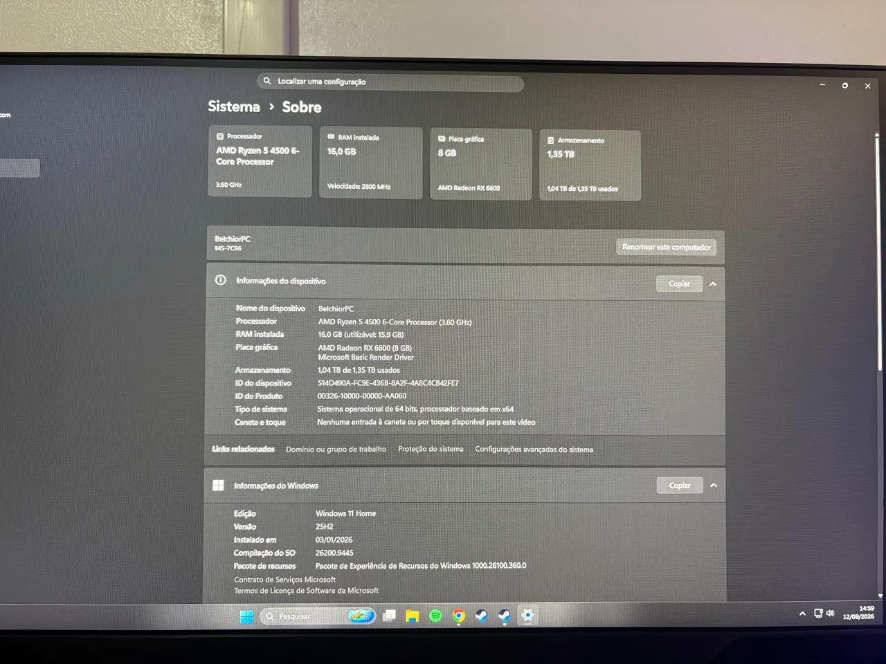 Ryzen 5 4500 com caixa - Foto 4