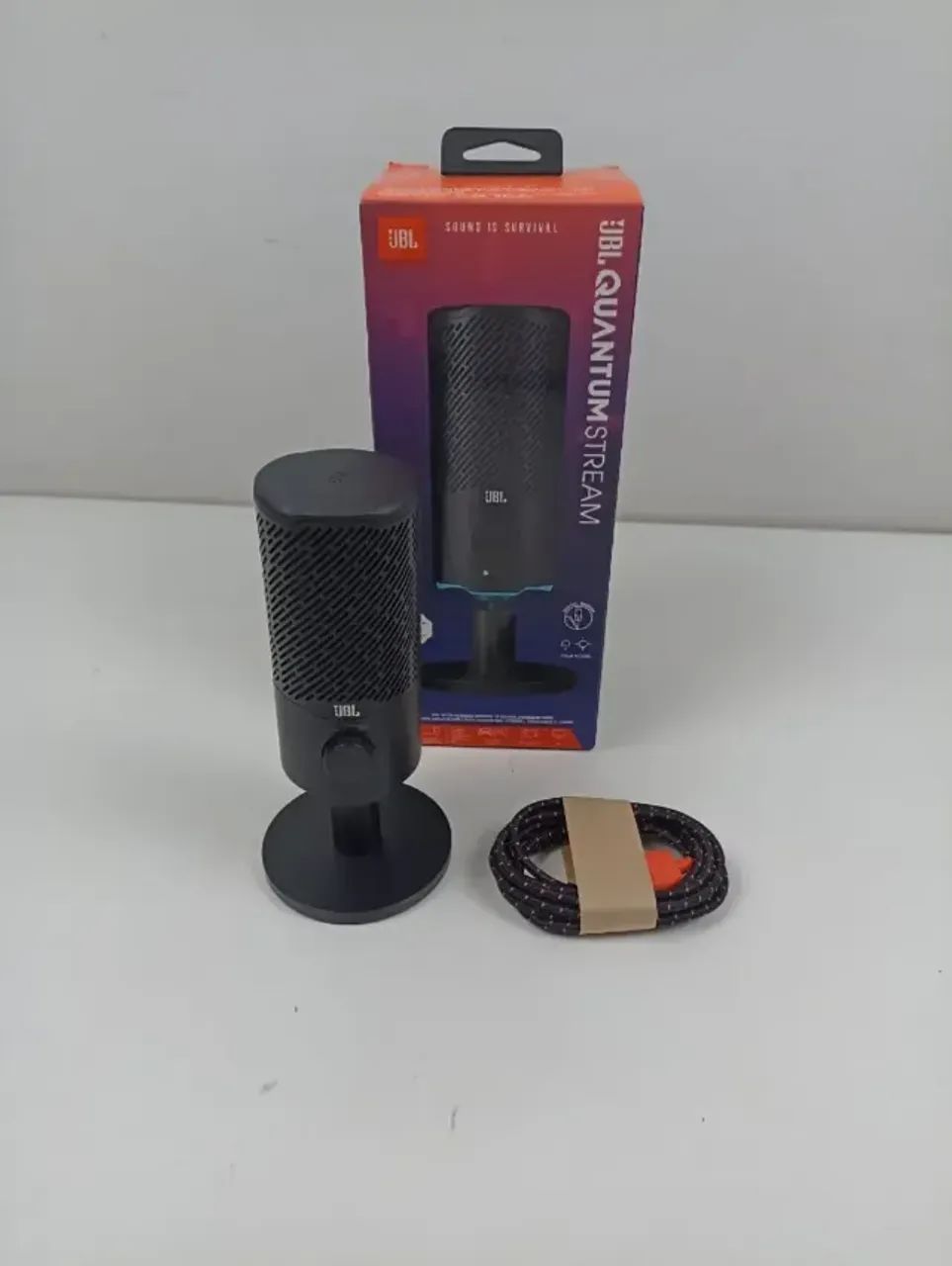 Microfone Gamer Jbl Quantum Stream Preta - Semi-novo