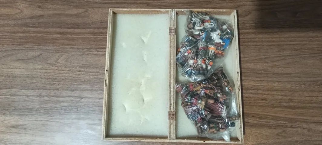 Tabuleiro de xadrez artesanal peruano - Foto 3