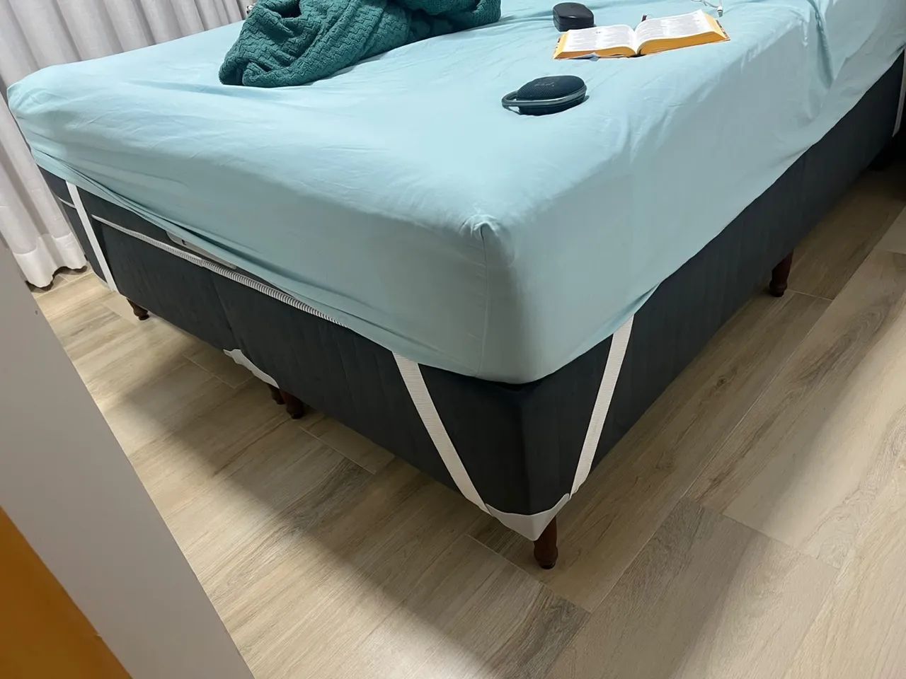 Cama Box Queen  e Cabeceira Estado de Novo  - Foto 2