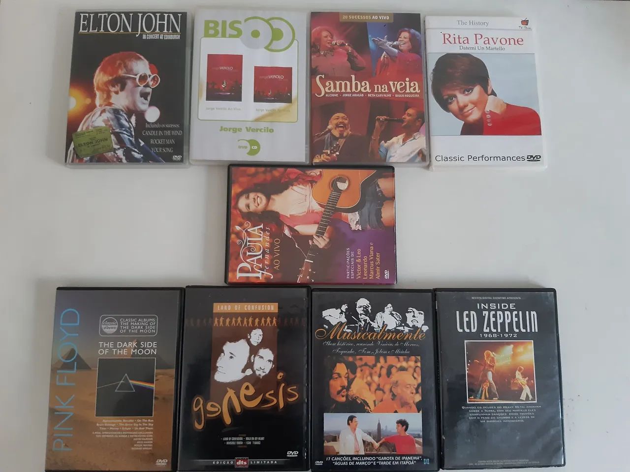 Kit dvds de música