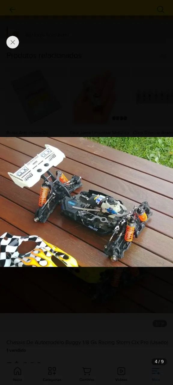 4 automodelo elétrico 1/8 buggy  - Foto 3