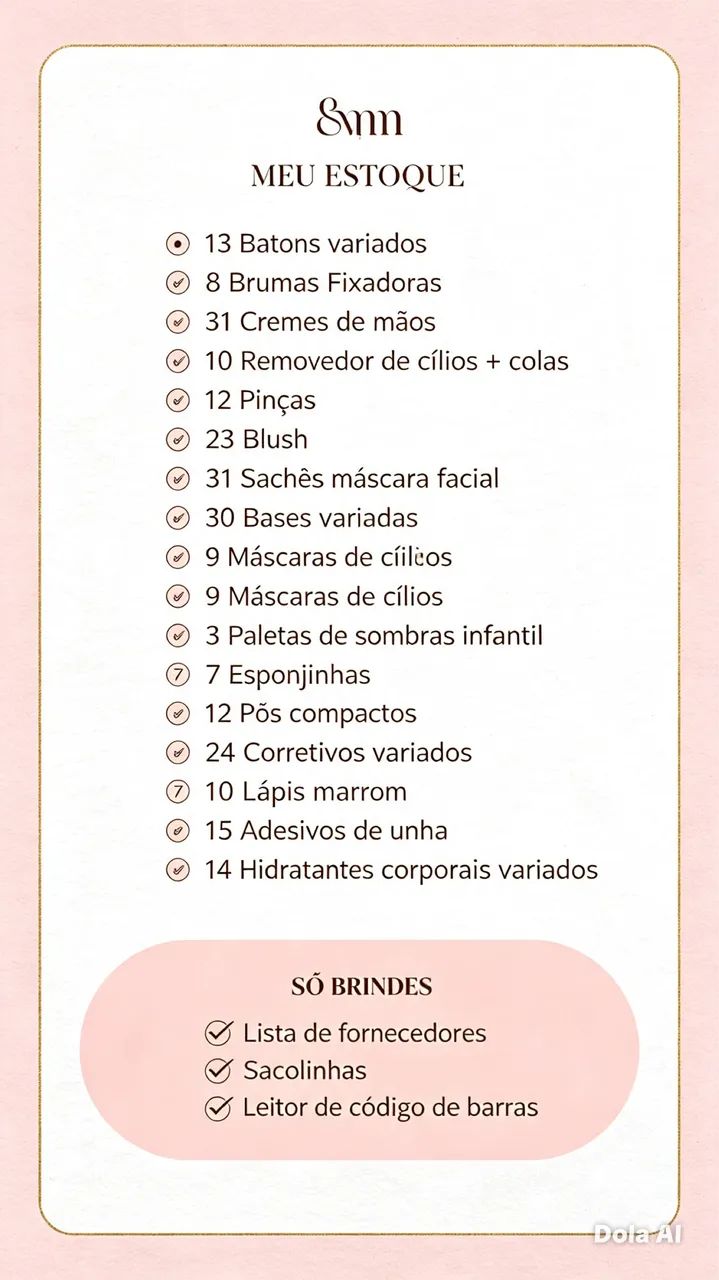 Estoque de Maquiagem  - Foto 3