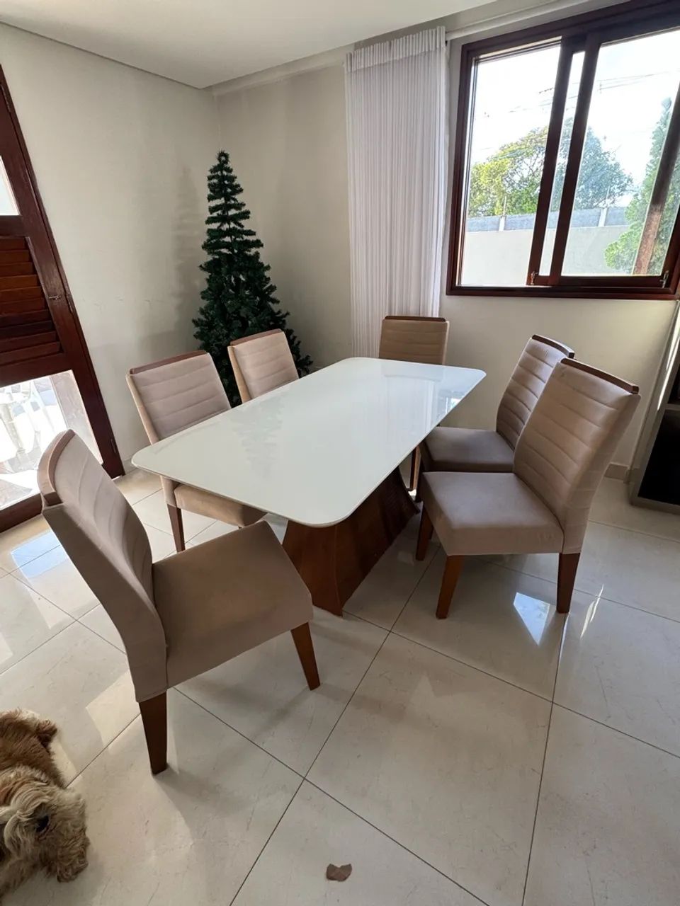 Mesa com 6 cadeiras 