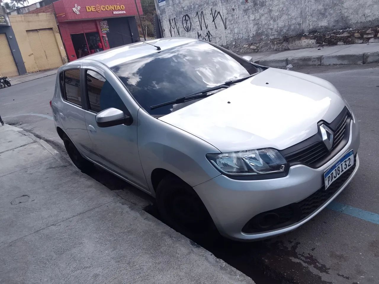Renault Sandero Authentique Flex 1.0 12V 5P 2017 - Foto 3