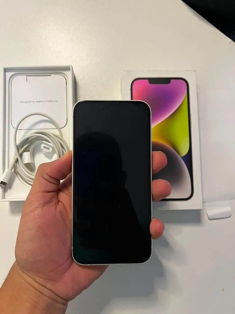 iphone 14 branco 128gb original - Foto 2