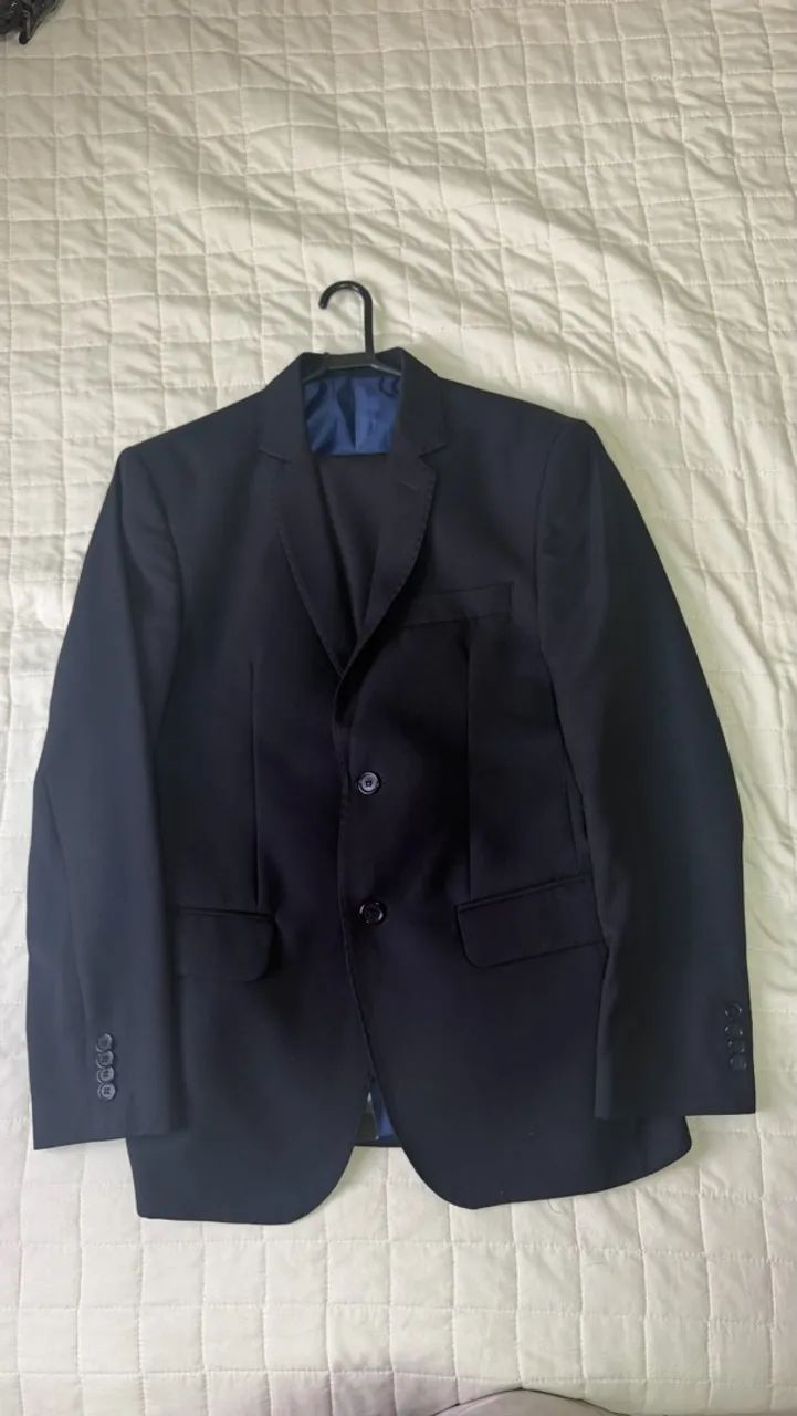 Terno slim azul marinho  - Foto 2