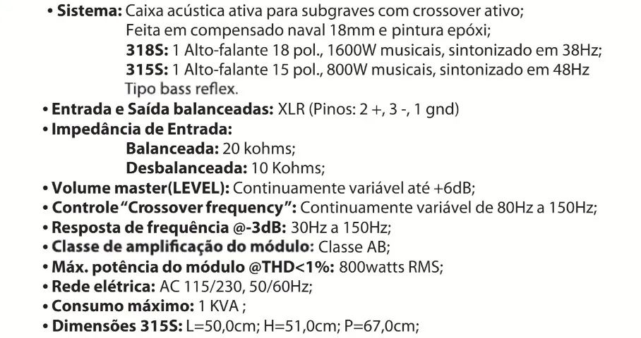 Par de subwoofer 18 polegadas Machine FRD 318S - Foto 5