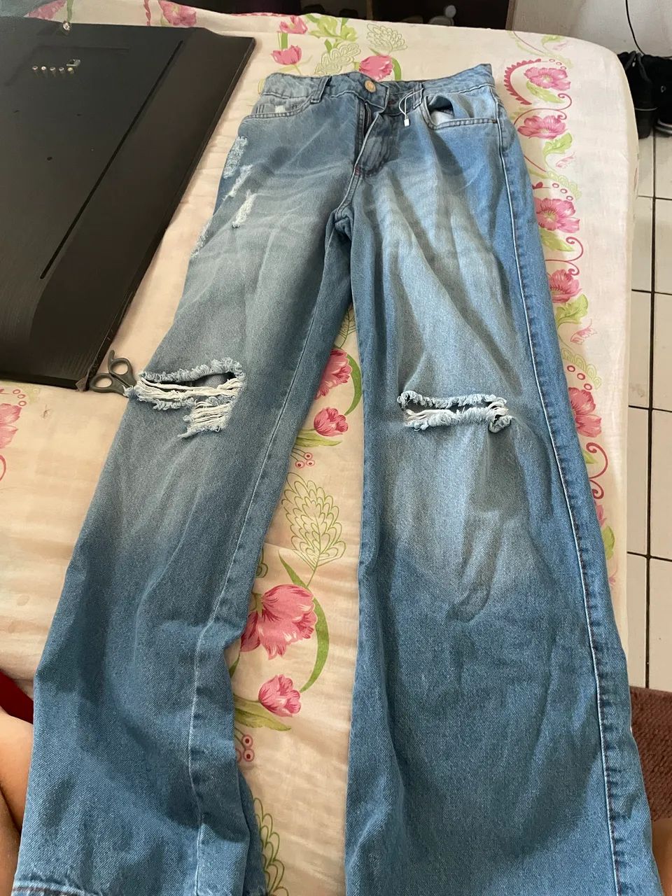 calça jeans pantalona  - Foto 3
