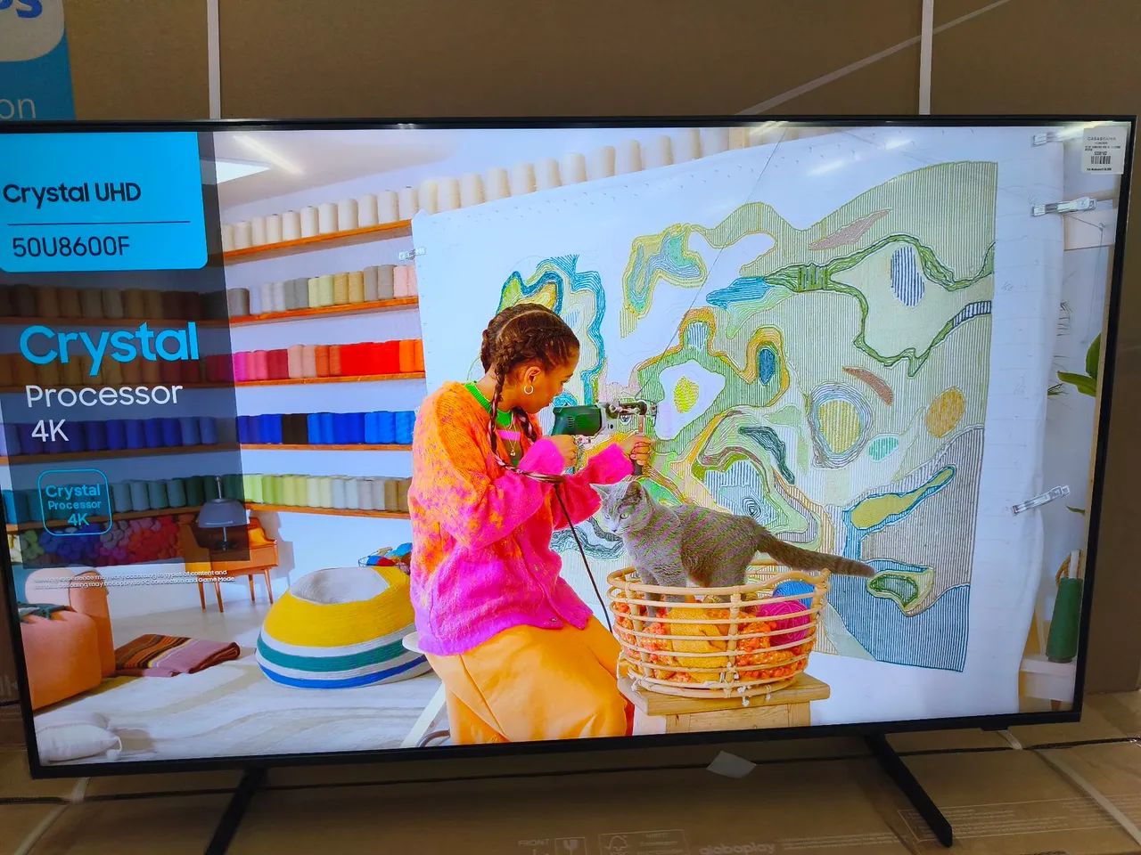 Tv Samsung 50 4k Cristal - Foto 2