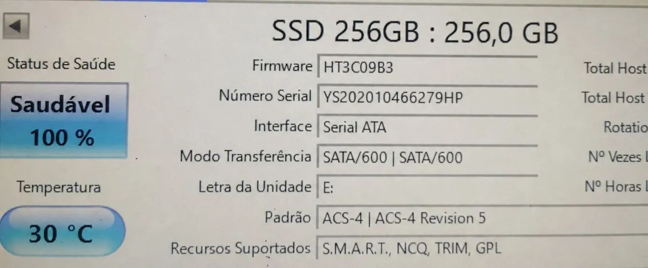 SSD 256G novo - Foto 4