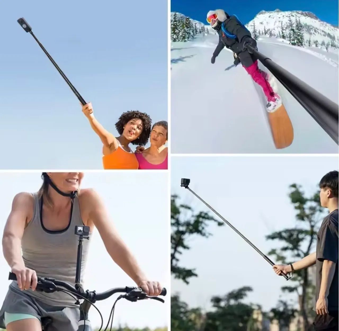 Bastão com Tripé Giratório para Insta 360 - Foto 5