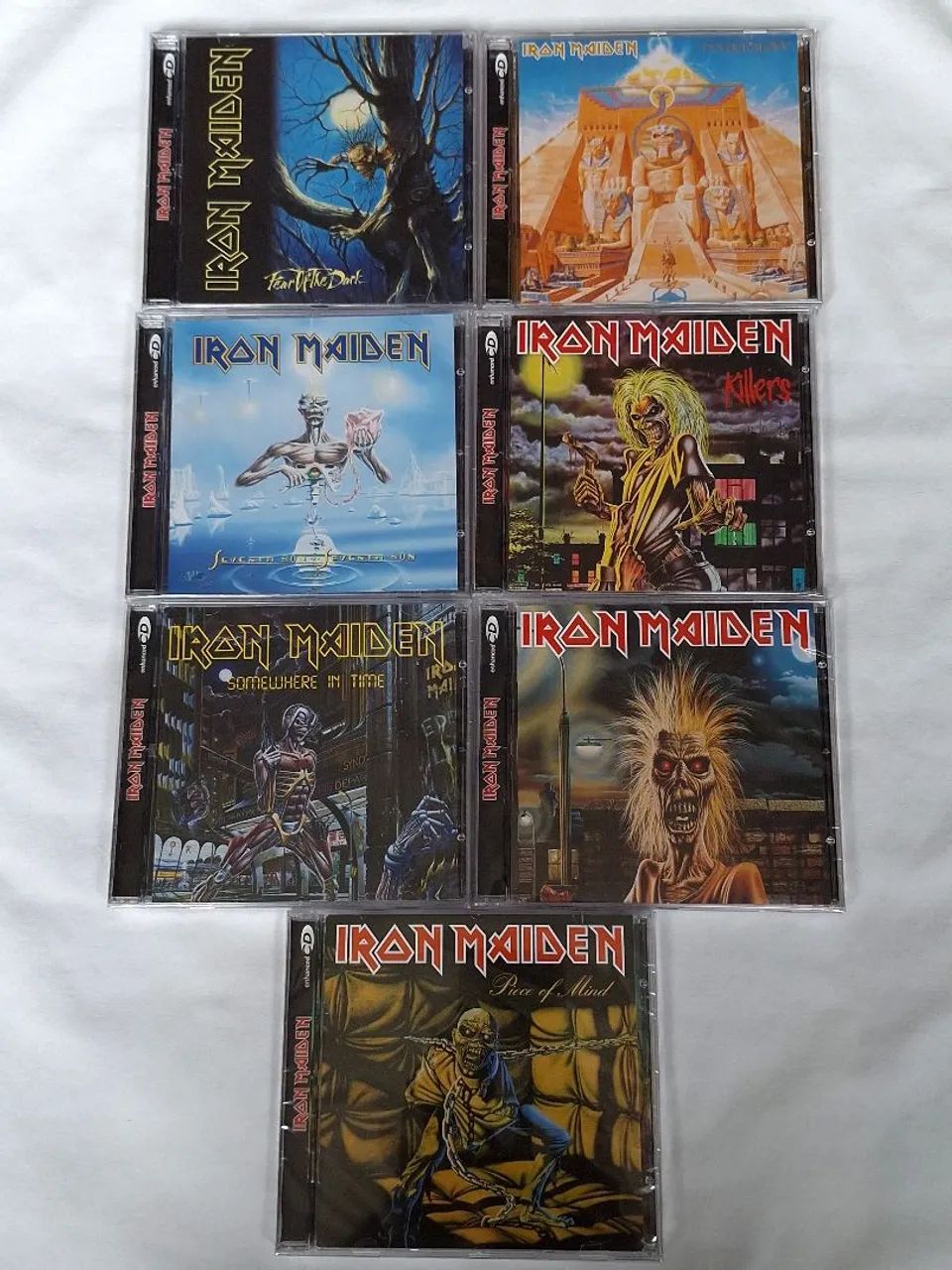 Kit 7 cds Iron Maiden LACRADOS - Foto 3