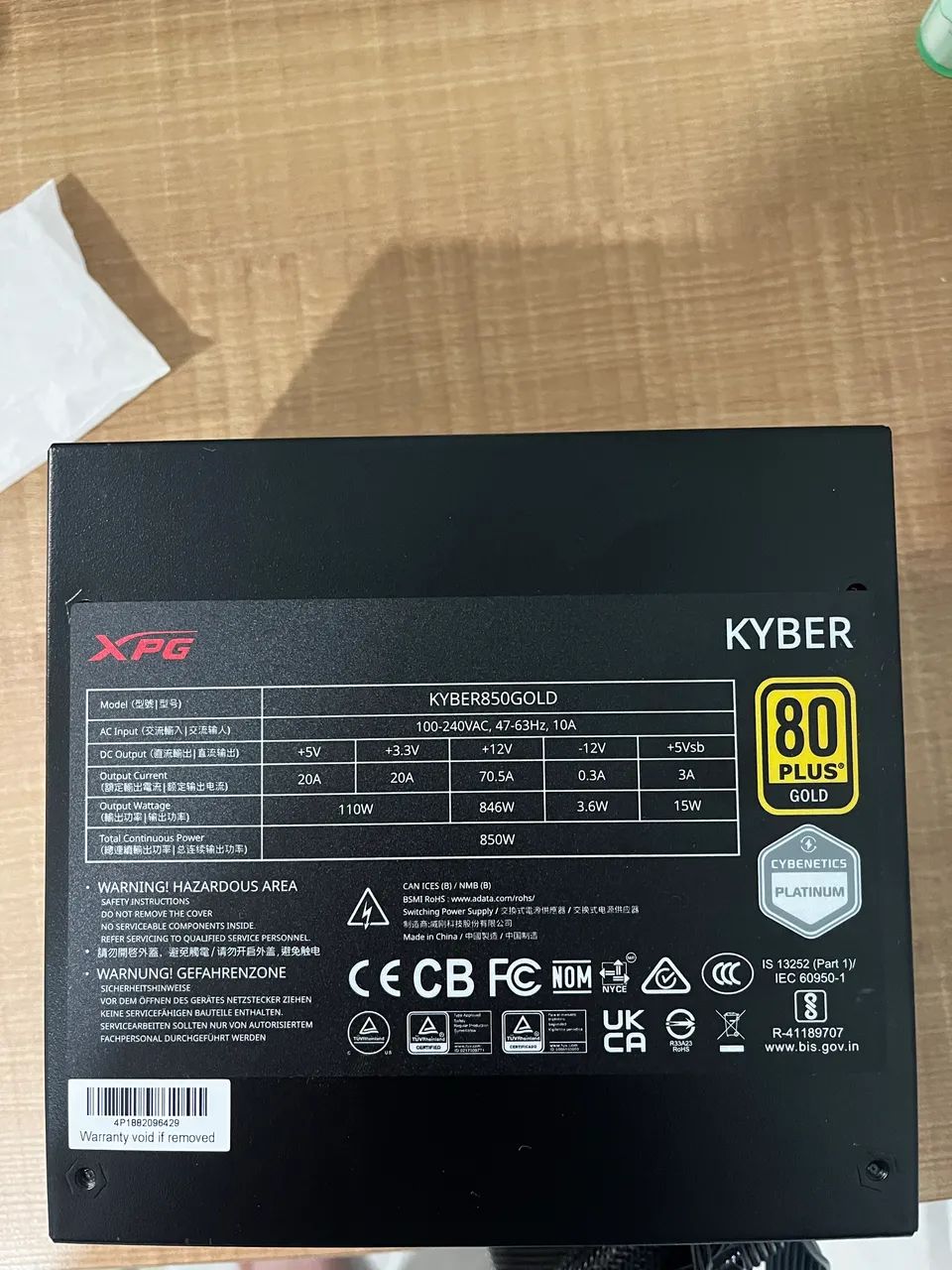 Fonte XPG Kyber 850w gold - Foto 2