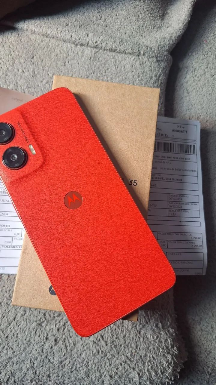 Moto G35 256GB (Na Caixa com Nota Fiscal) - Foto 2