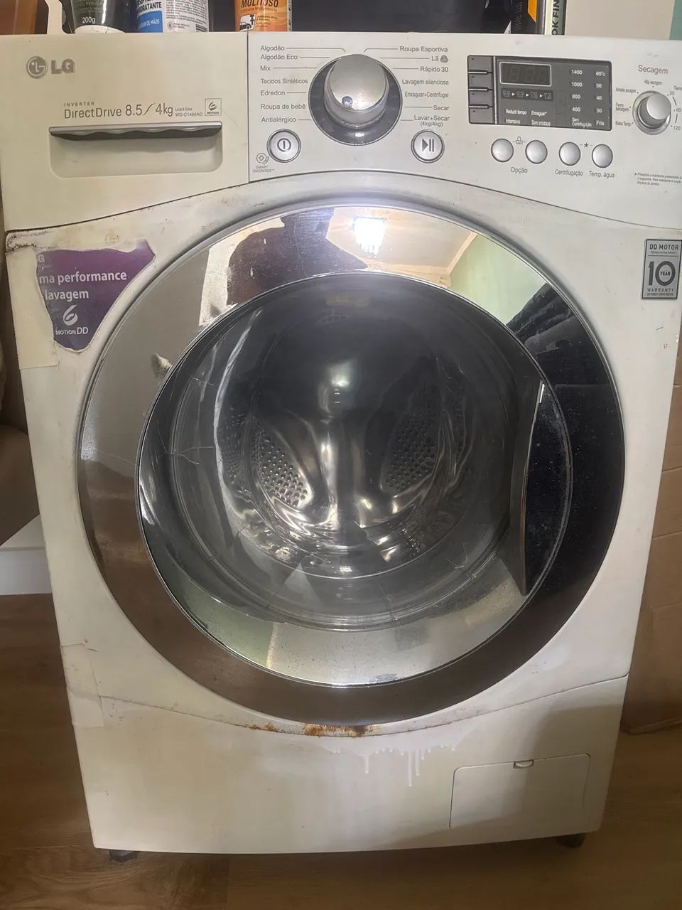 Máquina LG lava e seca 