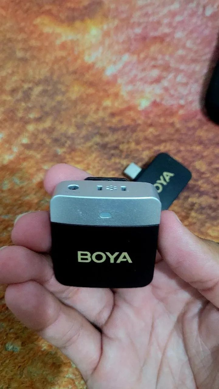 MICROFONE BOYA TIPO C PARA GRAVAR VÍDEOS  - Foto 3