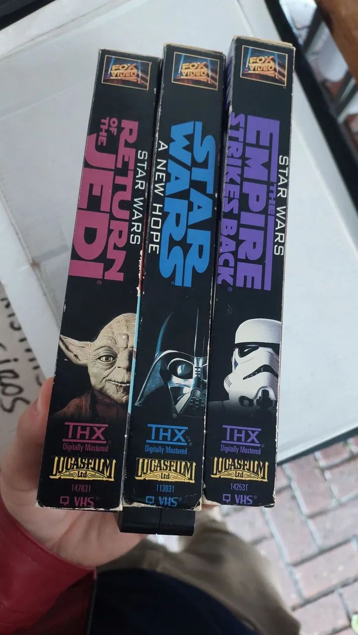 VHS IMPORTADO STAR WARS Triologia Clássica 