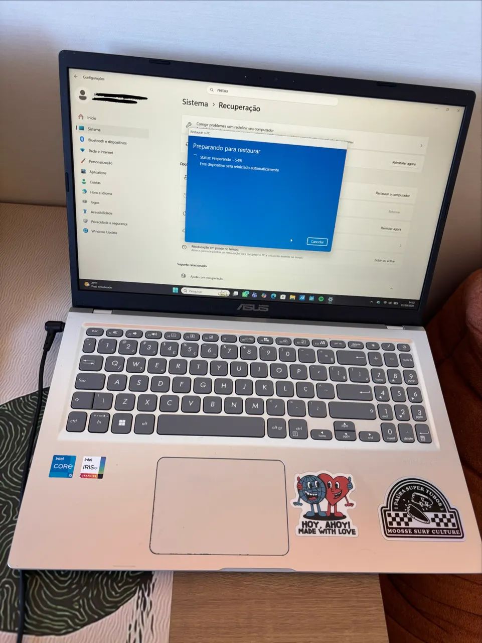 Notebook ASUS VivoBook i5 11ª Geração + 8GB RAM + SSD 256GB - Foto 3