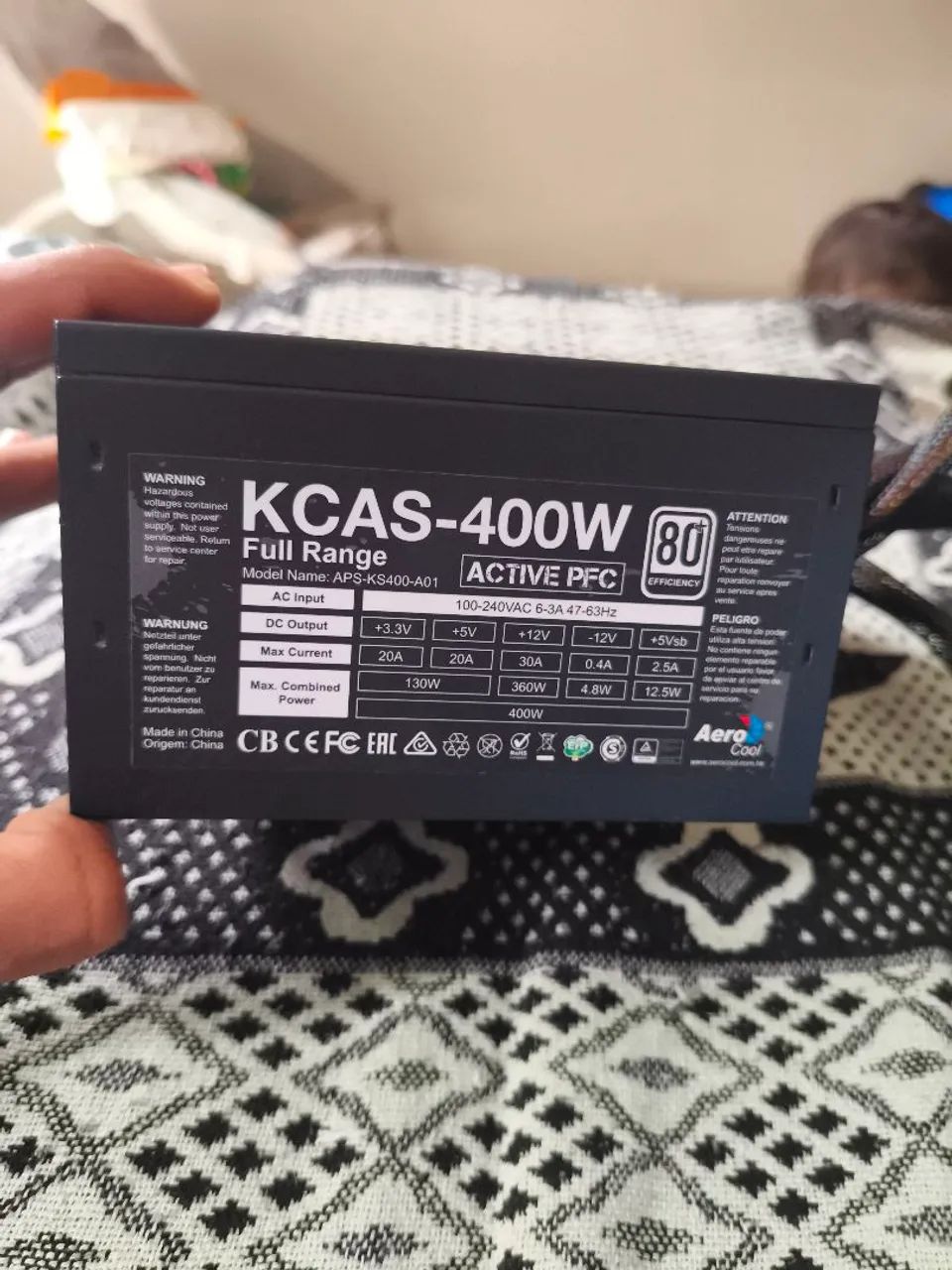 Fonte AeroCool KCAS 400W Full Range - Foto 2