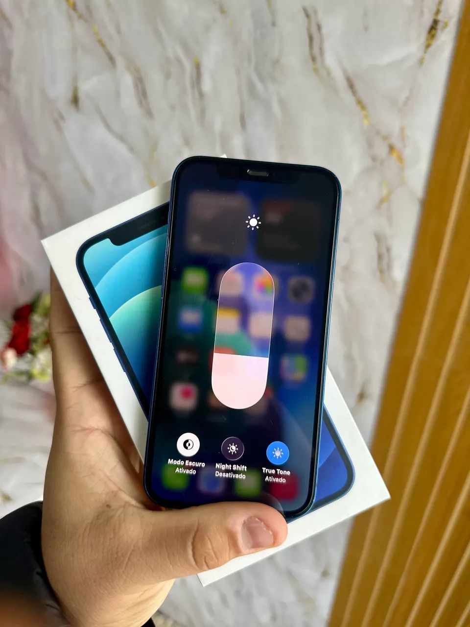 iPhone 12 azul 64Gb impecável  - Foto 2
