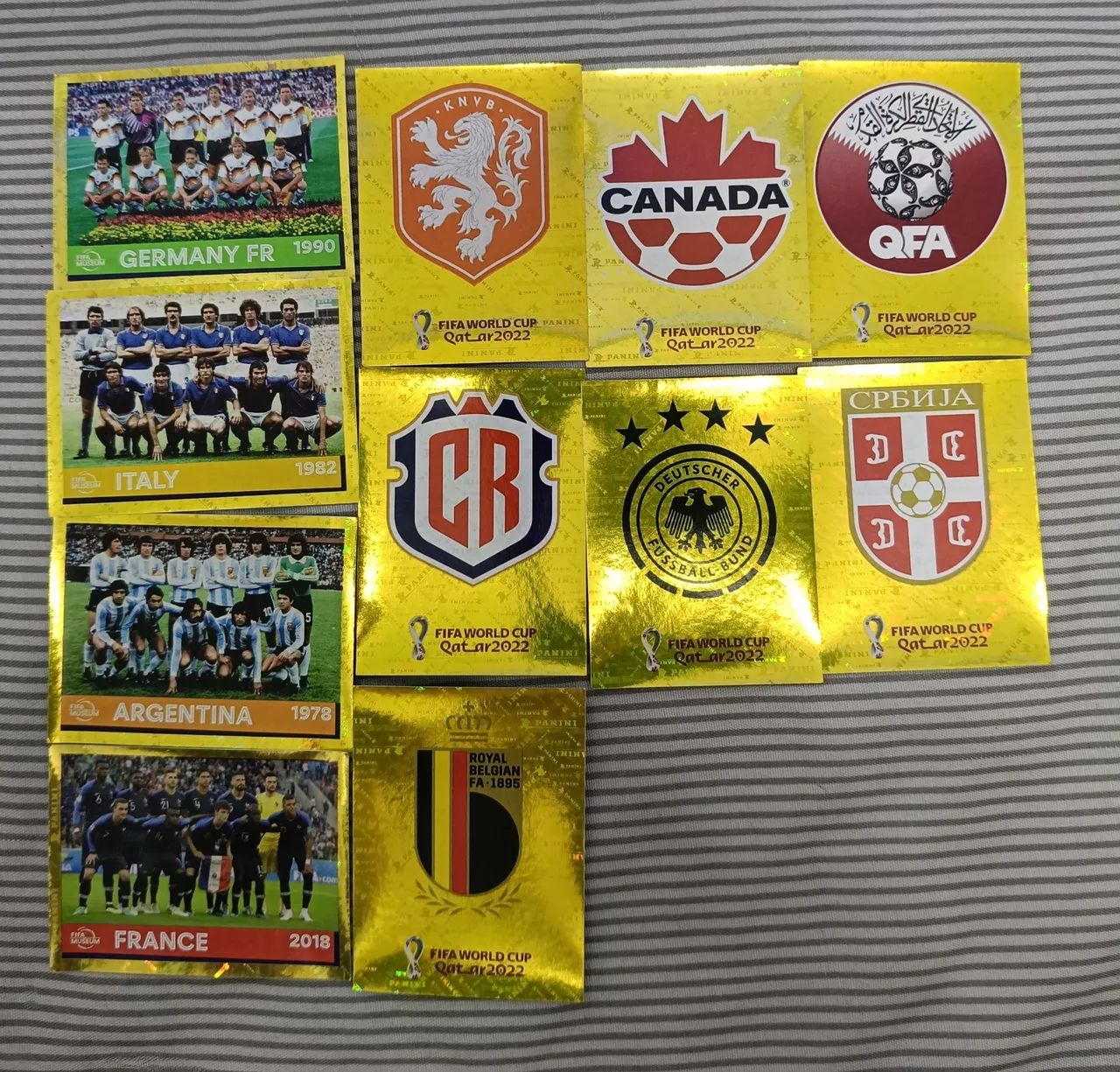 Figurinha Brilhante copa 2022