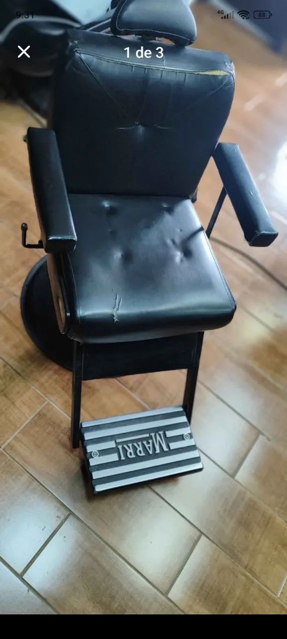 Cadeira de barbeiro  - Foto 3