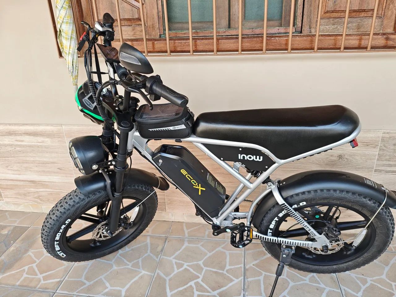 Bicicleta elétrica inox v9 zerada - Foto 2