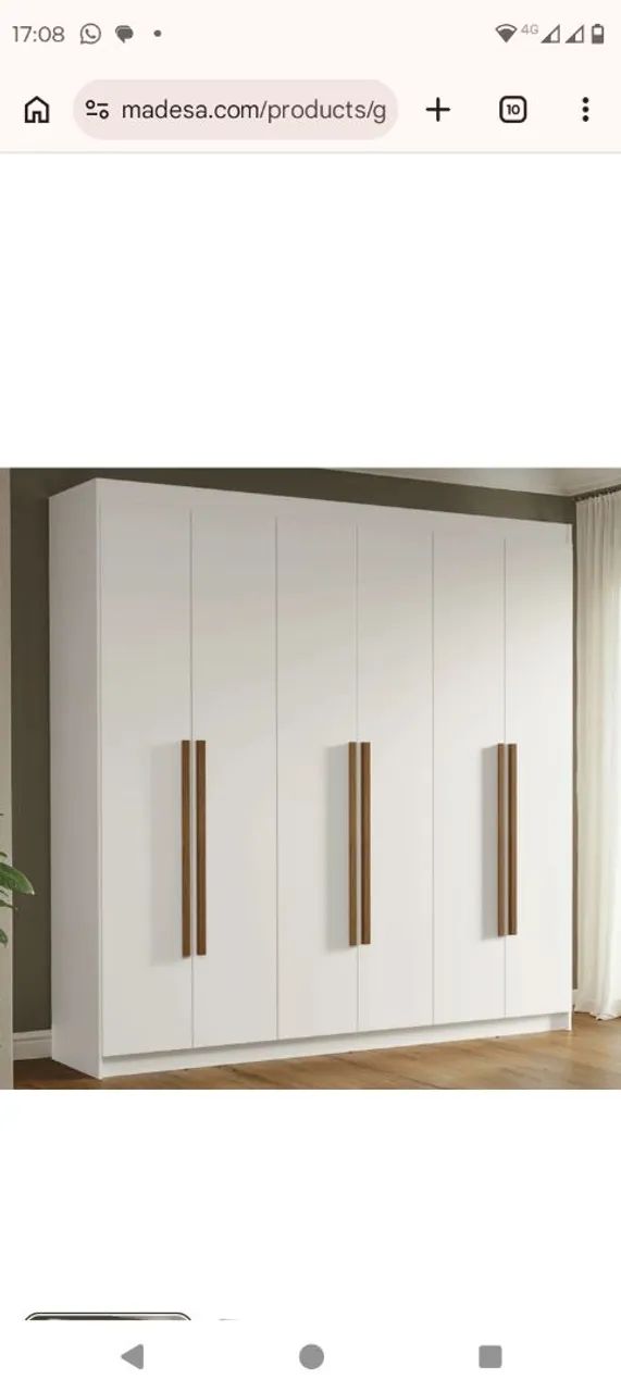 Guarda roupa 6 portas