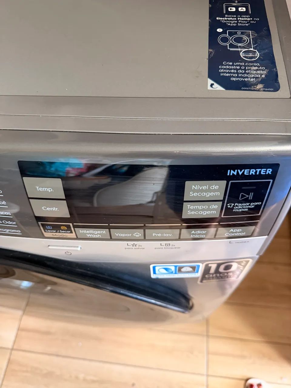 Lava e seca Electrolux 11kg com defeito - Foto 5