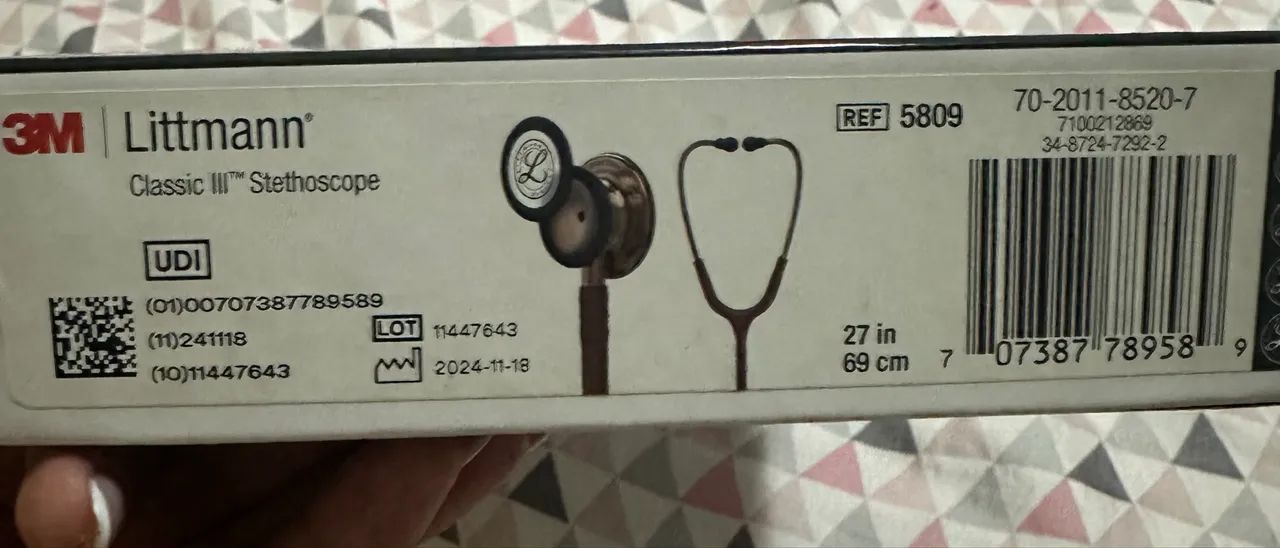 Estetoscópio 3m Littmann Classic ||| cor chocolate  - Foto 2