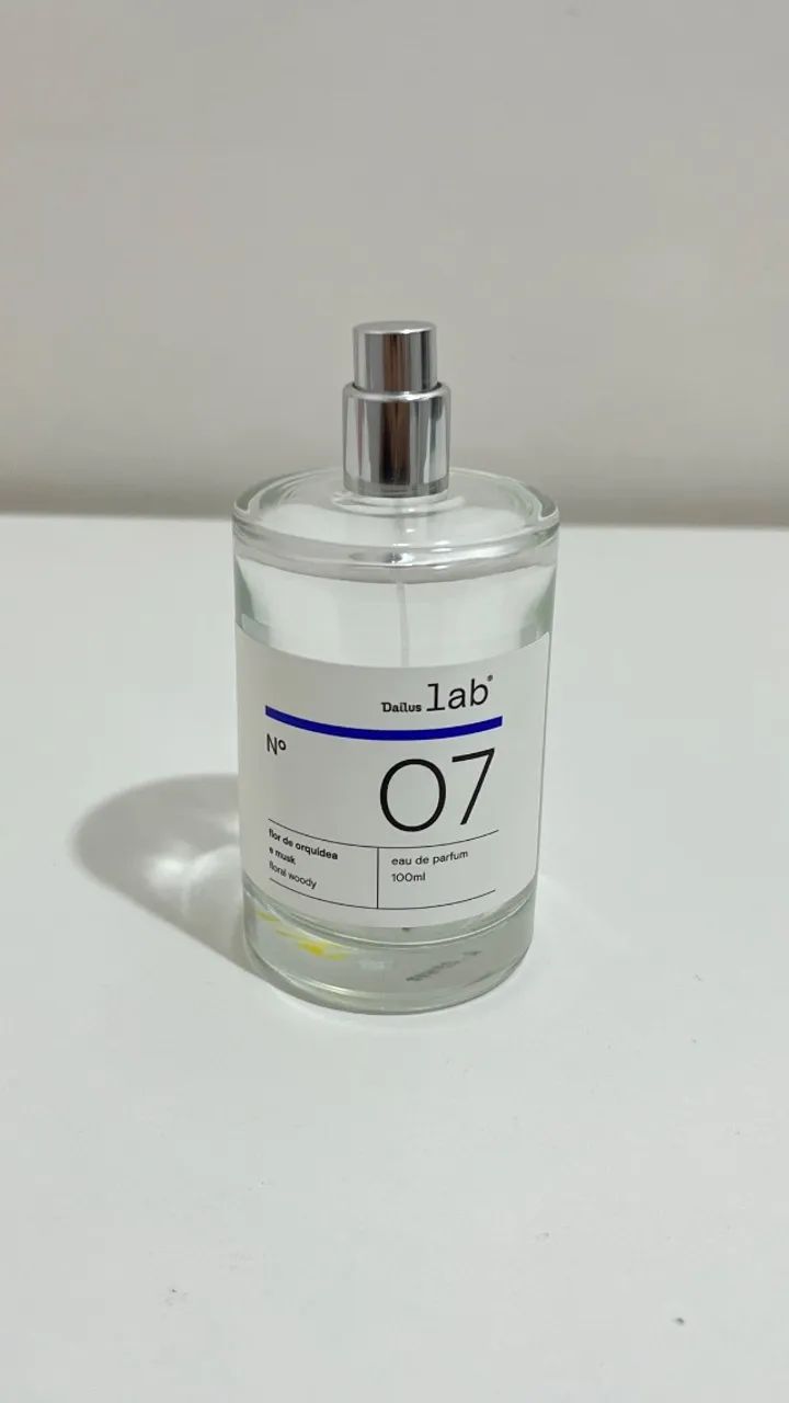 Frasco vazio Dailus lab 7 100ml eua de parfum