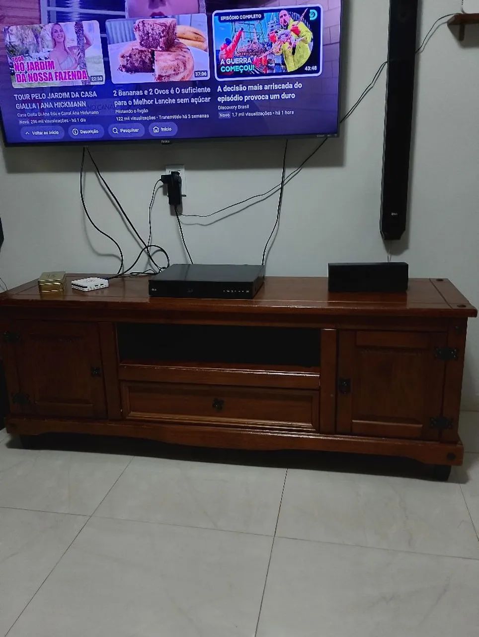 Vendo rack madeira maciça  - Foto 3