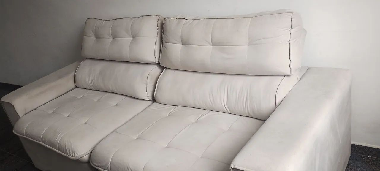 Sofá retrátil e reclinável 3 lugares (2,30 m) - Foto 2