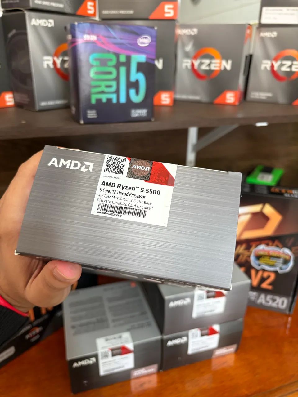 Ryzen 5 5500 NOVO LACRADO - Processadores - Jardim Noiva da Colina