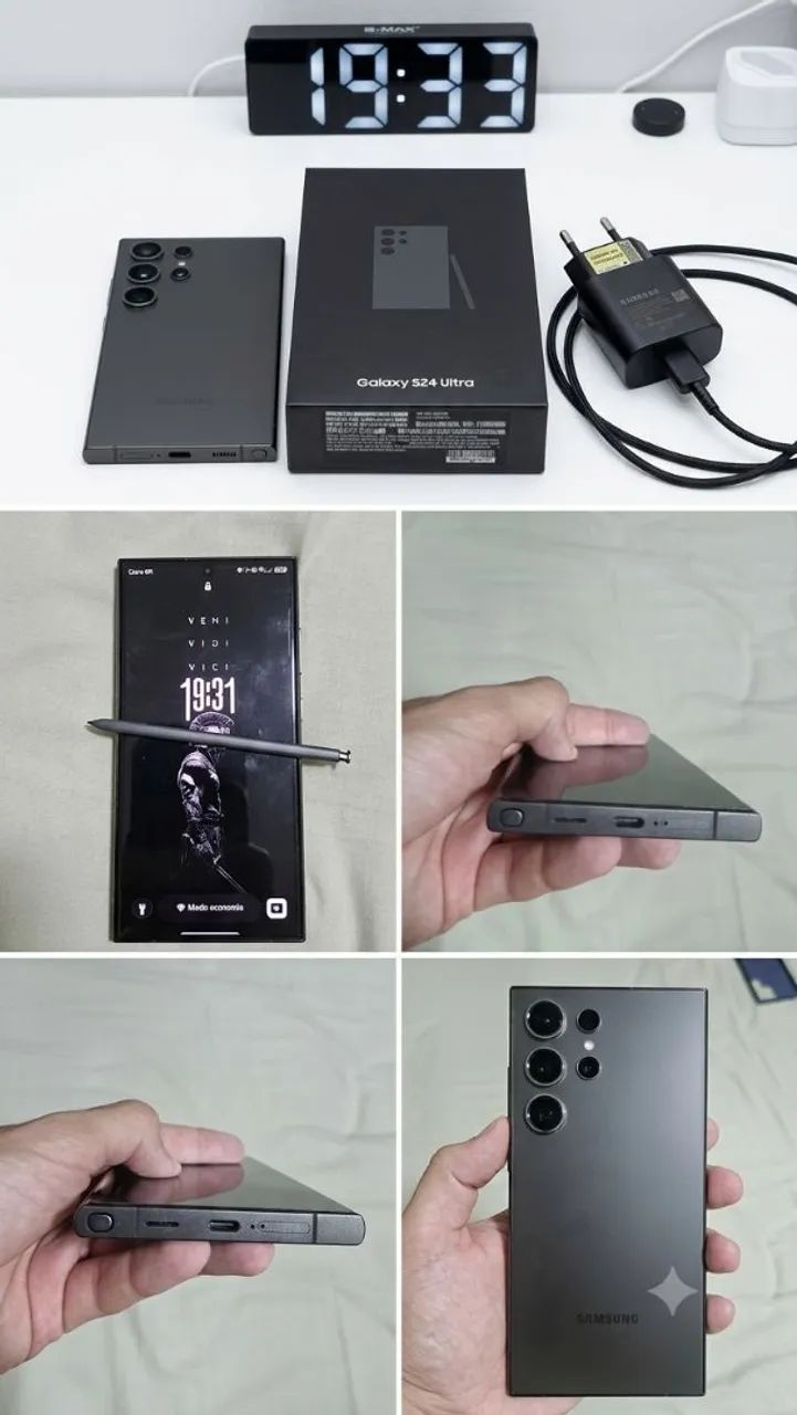S24 ultra, 256gb, titânio, estado de zero!!